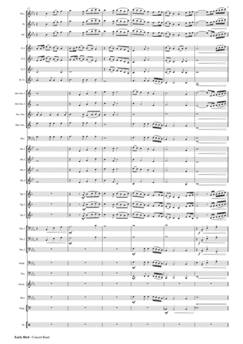 Early Bird - Concert Band Score and parts PDF image number null