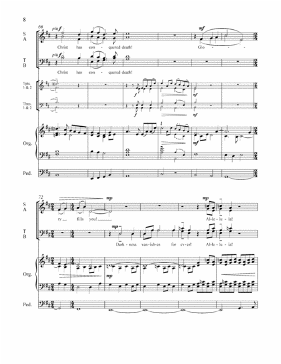 Rejoice all spirits! 4-Part scores gallery preview page 18
