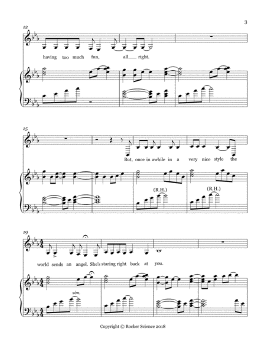 Girl I'm Gonna Marry You Voice scores gallery preview page 3