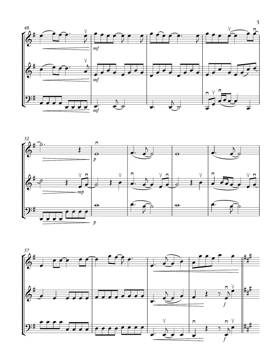 I Want It That Way String Trio scores gallery preview page 5