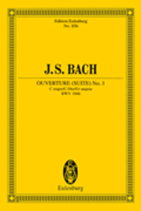 Book cover for Overture (Suite) No. 1 in C Major, BWV 1066