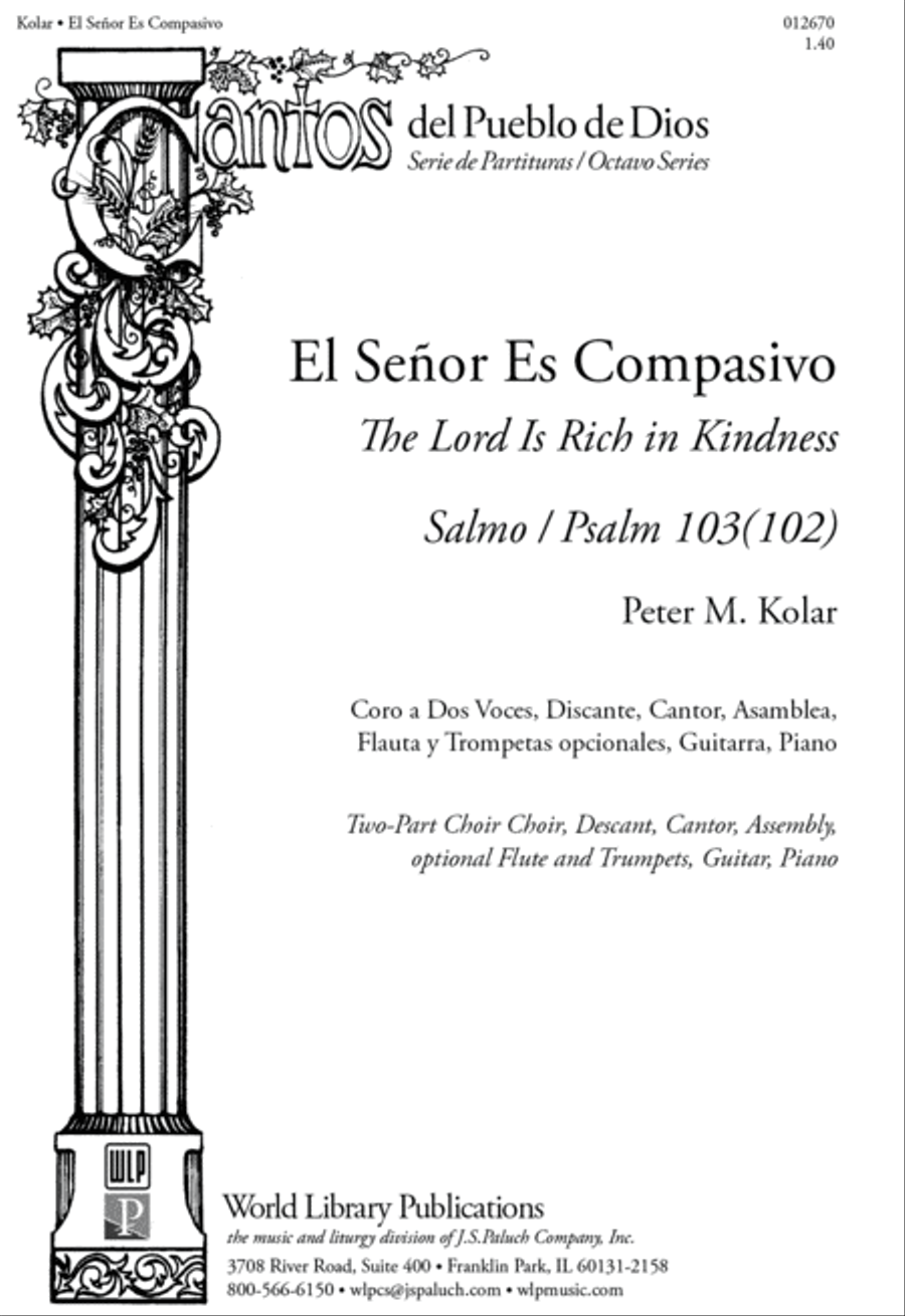 El Señor Es Compasivo (Salmo 103) 2-Part scores gallery preview page 1
