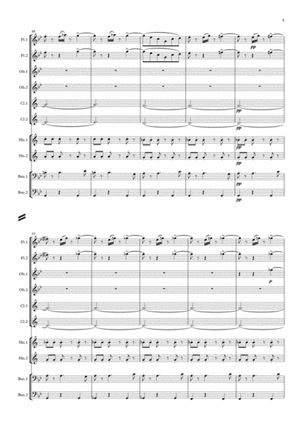 Dvorak: Czech Suite Op.39 Mvt.III Sousedska (Minuetto) - wind dectet image number null