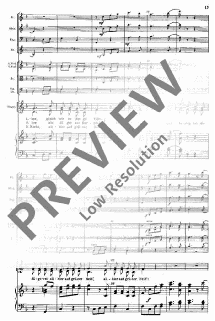 Im grünen Wald Children's Choir scores gallery preview page 16