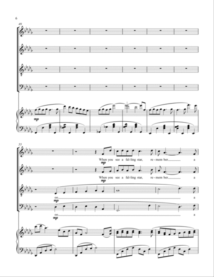 Afterglow Afterglow 4-Part scores gallery preview page 6