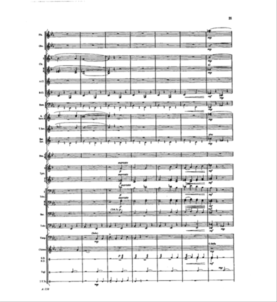 Ritual and Capriccio Concert Band scores gallery preview page 21