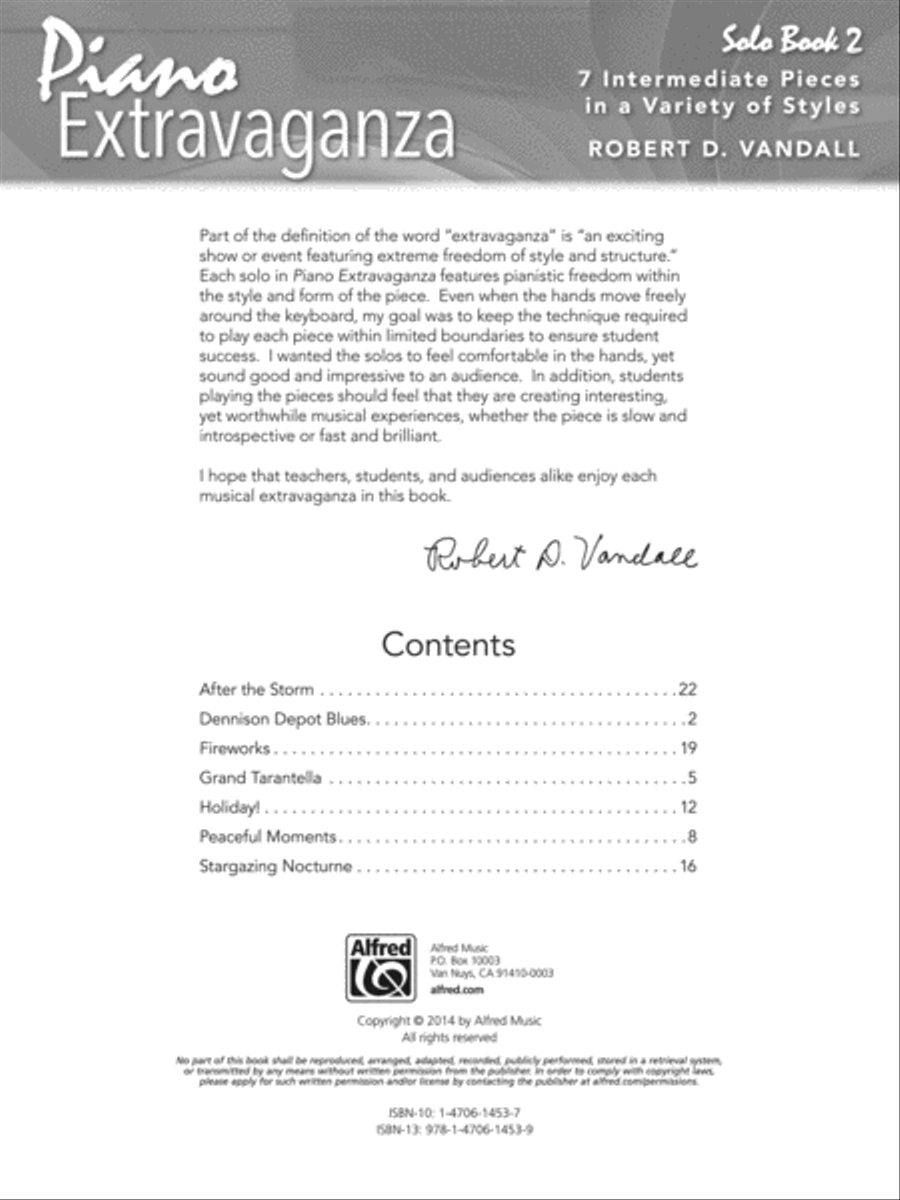 Piano Extravaganza, Solo Book, Book 2 Piano Solo scores gallery preview page 2
