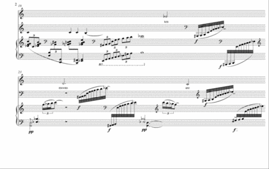 At the Edge of the Body's Night Piano Solo scores gallery preview page 6