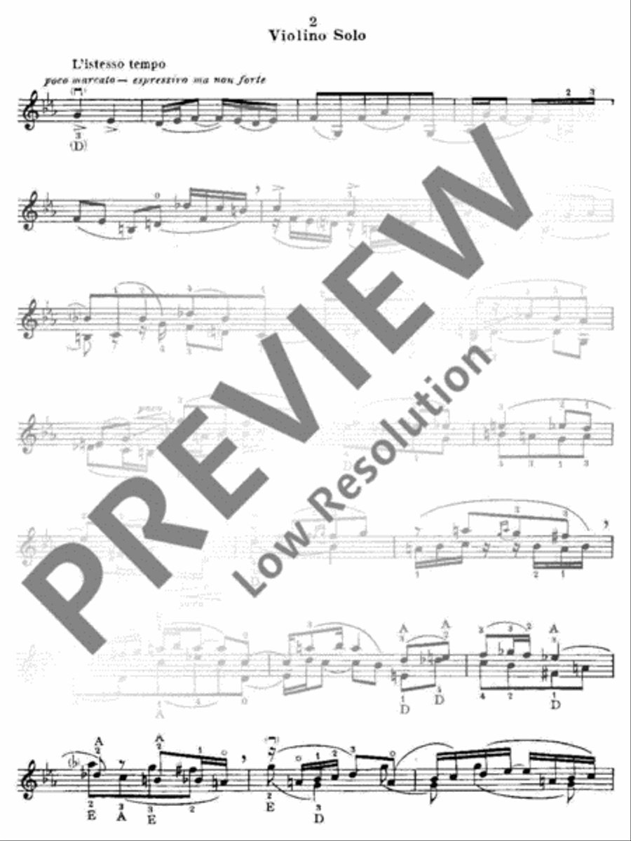 Elegy Violin Solo scores gallery preview page 3