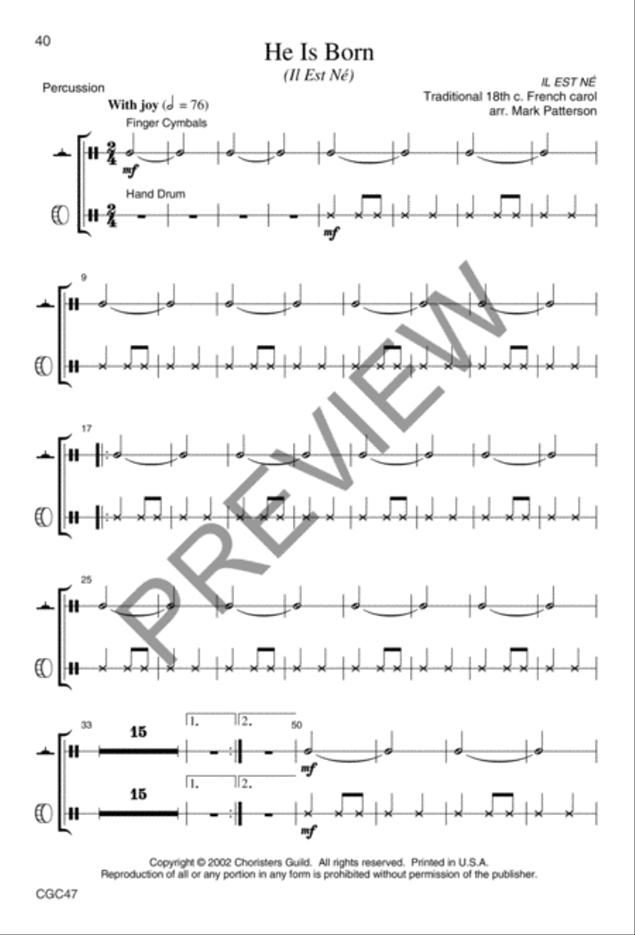 Light of the World Preview Kit (Score & CD) CD scores gallery preview page 20