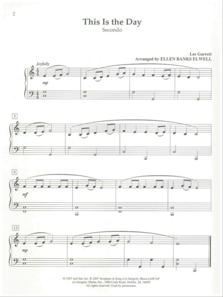 Primer Praise II Primer Praise II Piano Solo scores gallery preview page 2