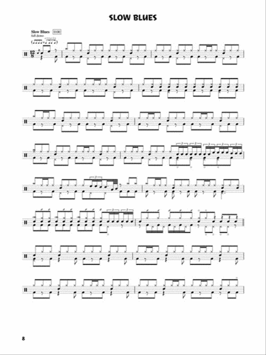 Tony Coleman - Authentic Blues Drumming Drums scores gallery preview page 7