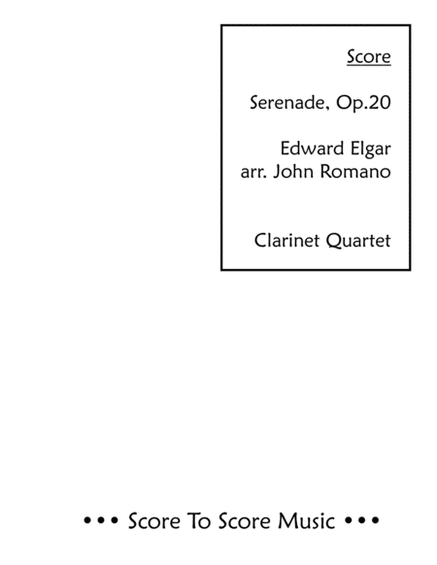 Elgar - Serenade (Clarinet Quartet)