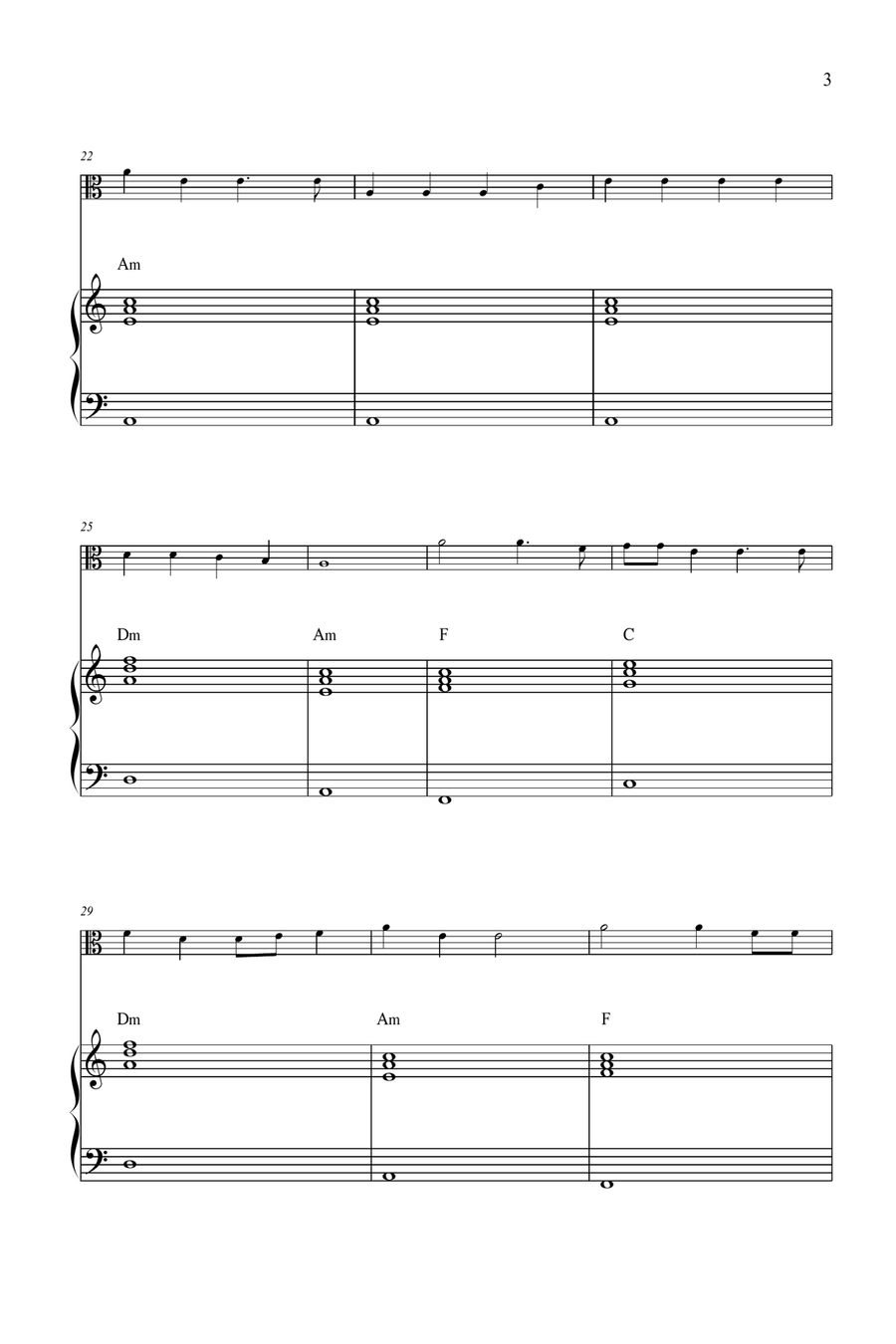 Wellerman Wellerman Viola scores gallery preview page 3