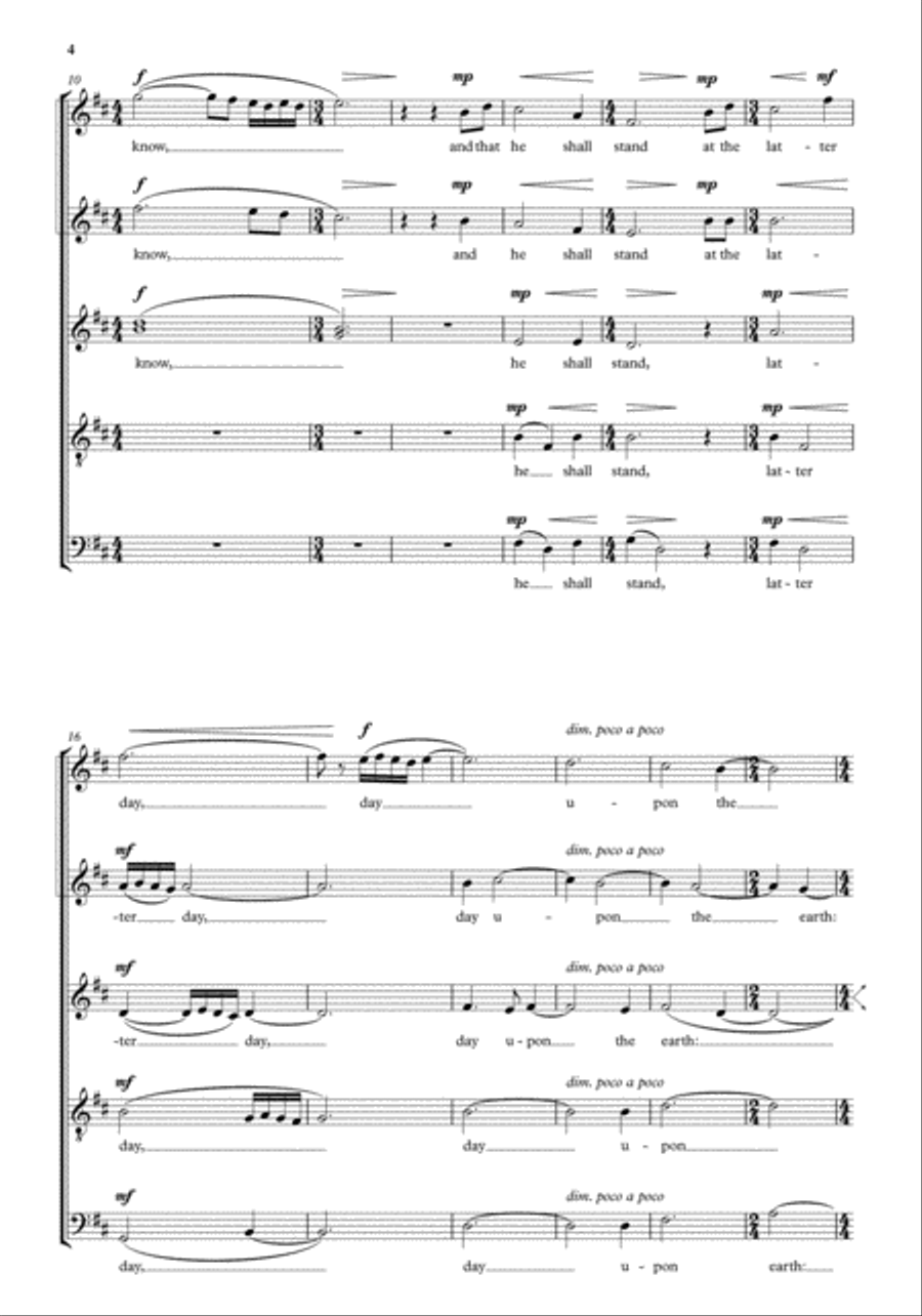 I know that my redeemer liveth SSA scores gallery preview page 3