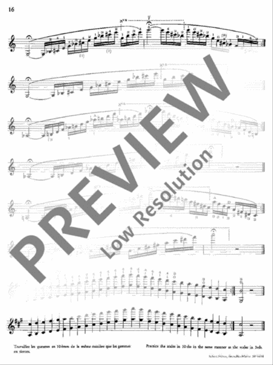 Exercises and Scales Violin scores gallery preview page 17