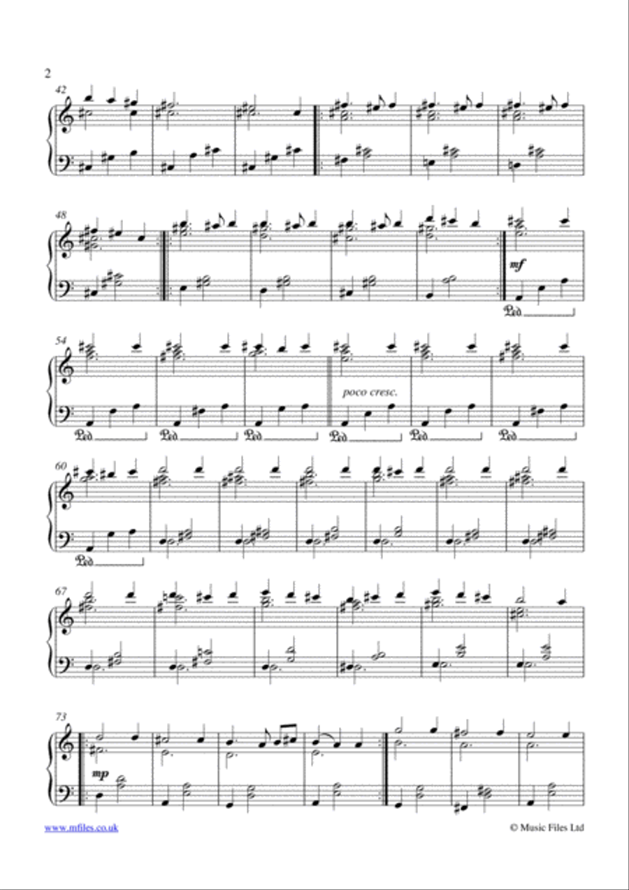 Trans Waltz Piano Solo scores gallery preview page 2