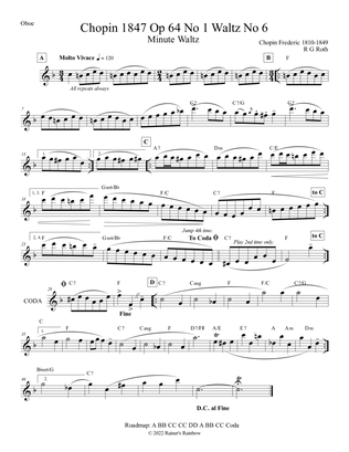 Chopin Minute Waltz Oboe