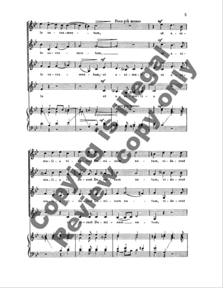 O Magnum Mysterium SSAA scores gallery preview page 9