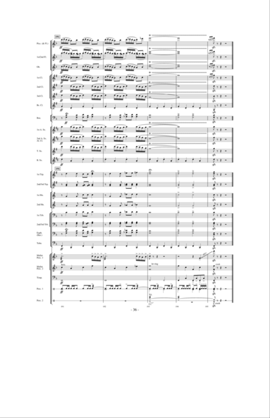 High Country Celebration Concert Band scores gallery preview page 35