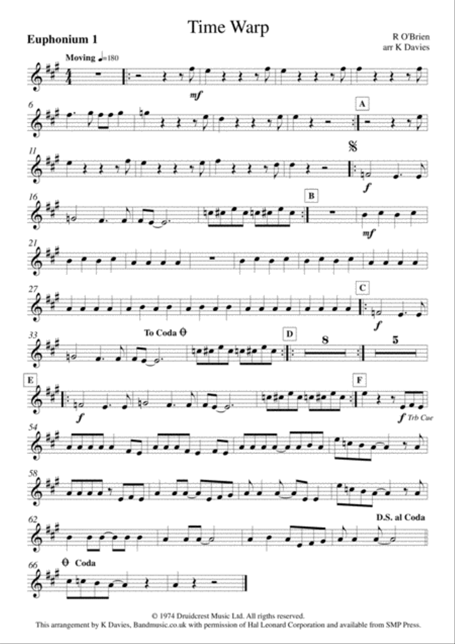 Time Warp Small Ensemble scores gallery preview page 3