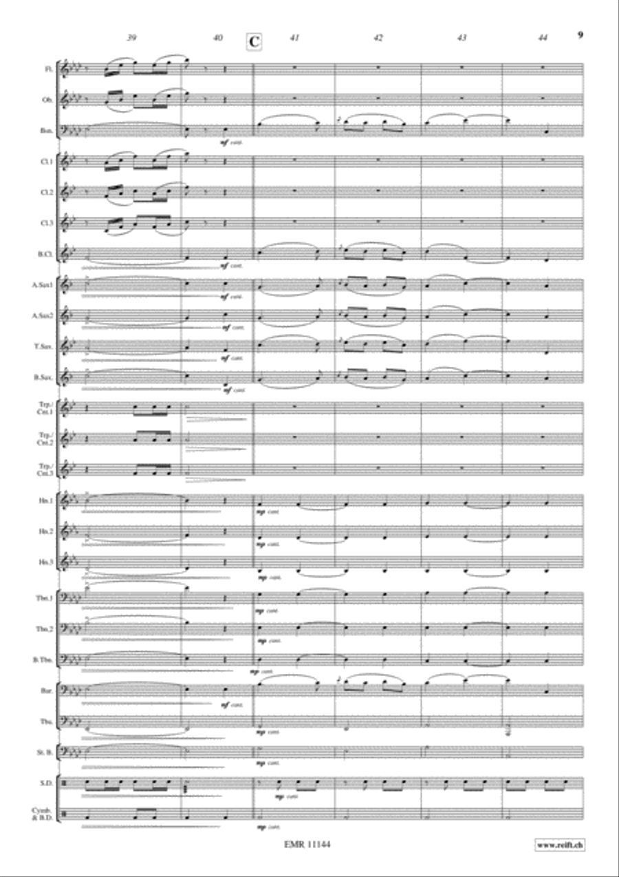Walking With God Concert Band scores gallery preview page 10