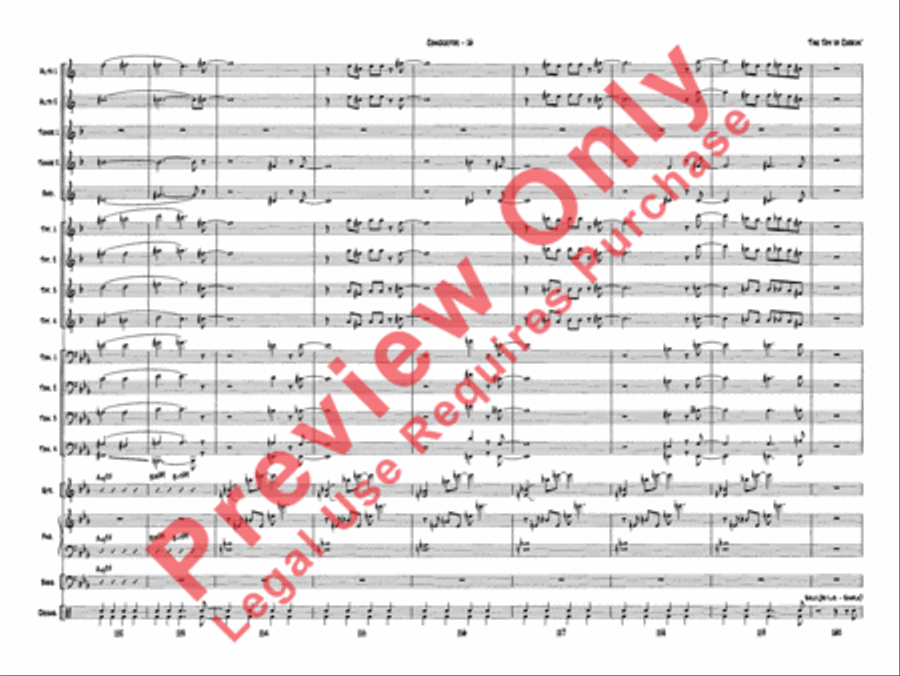 The Joy of Cookin' Jazz Ensemble scores gallery preview page 19