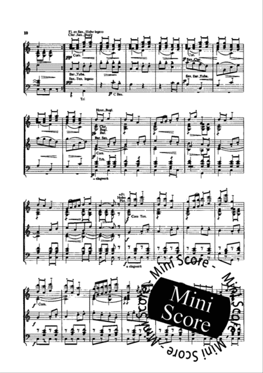 Fete au Village Concert Band scores gallery preview page 12