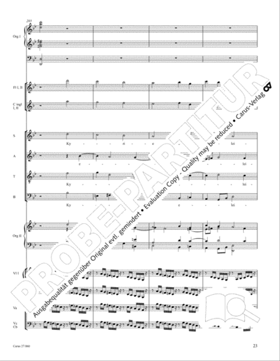 Messe a quatre voix 4-Part scores gallery preview page 34