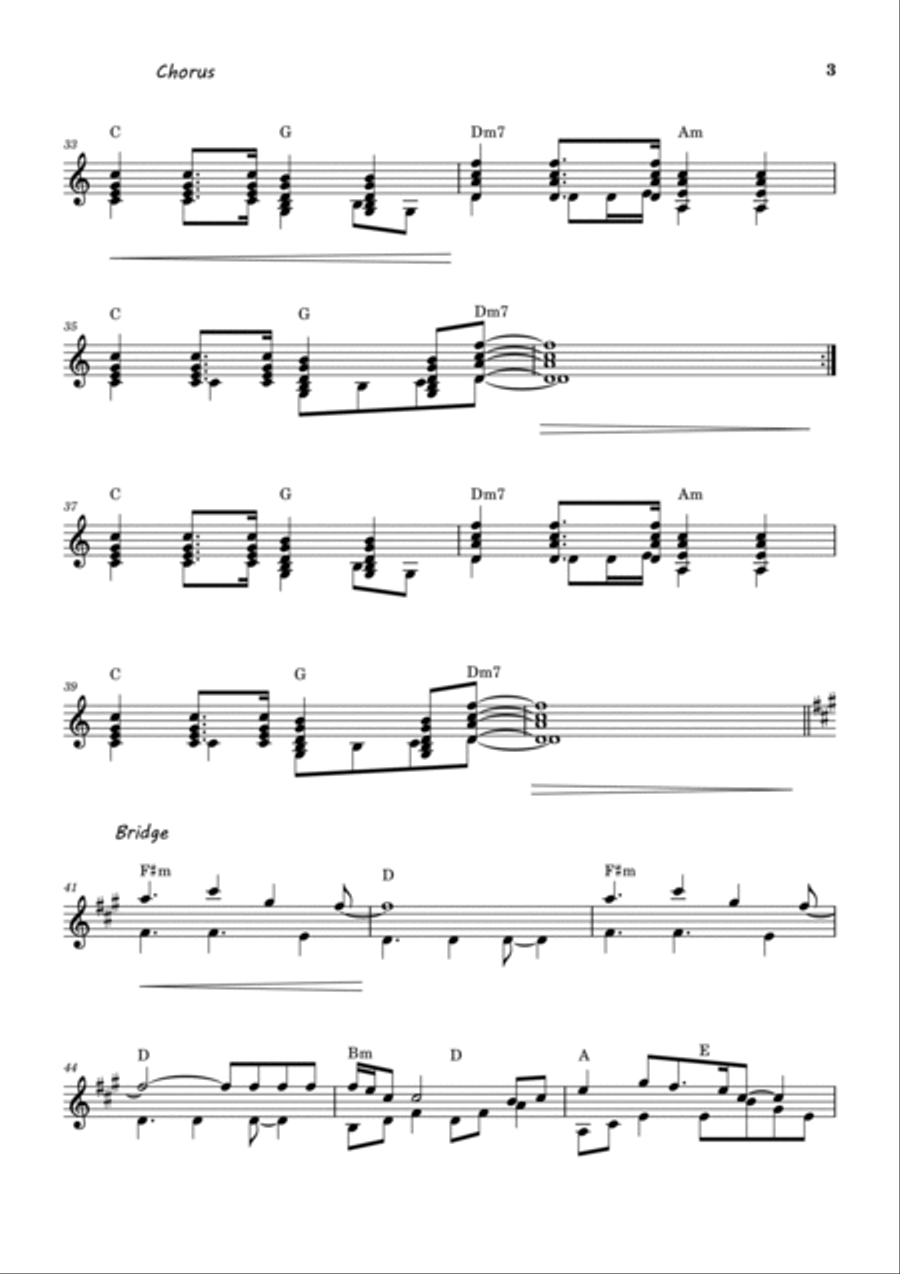 Californication - Score Only Woodwind Trio scores gallery preview page 3