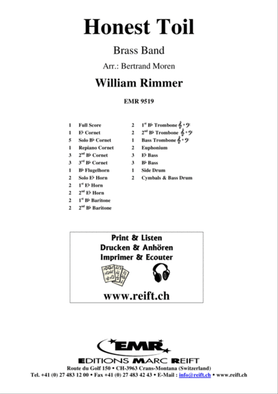 Honest Toil Brass Band scores gallery preview page 2
