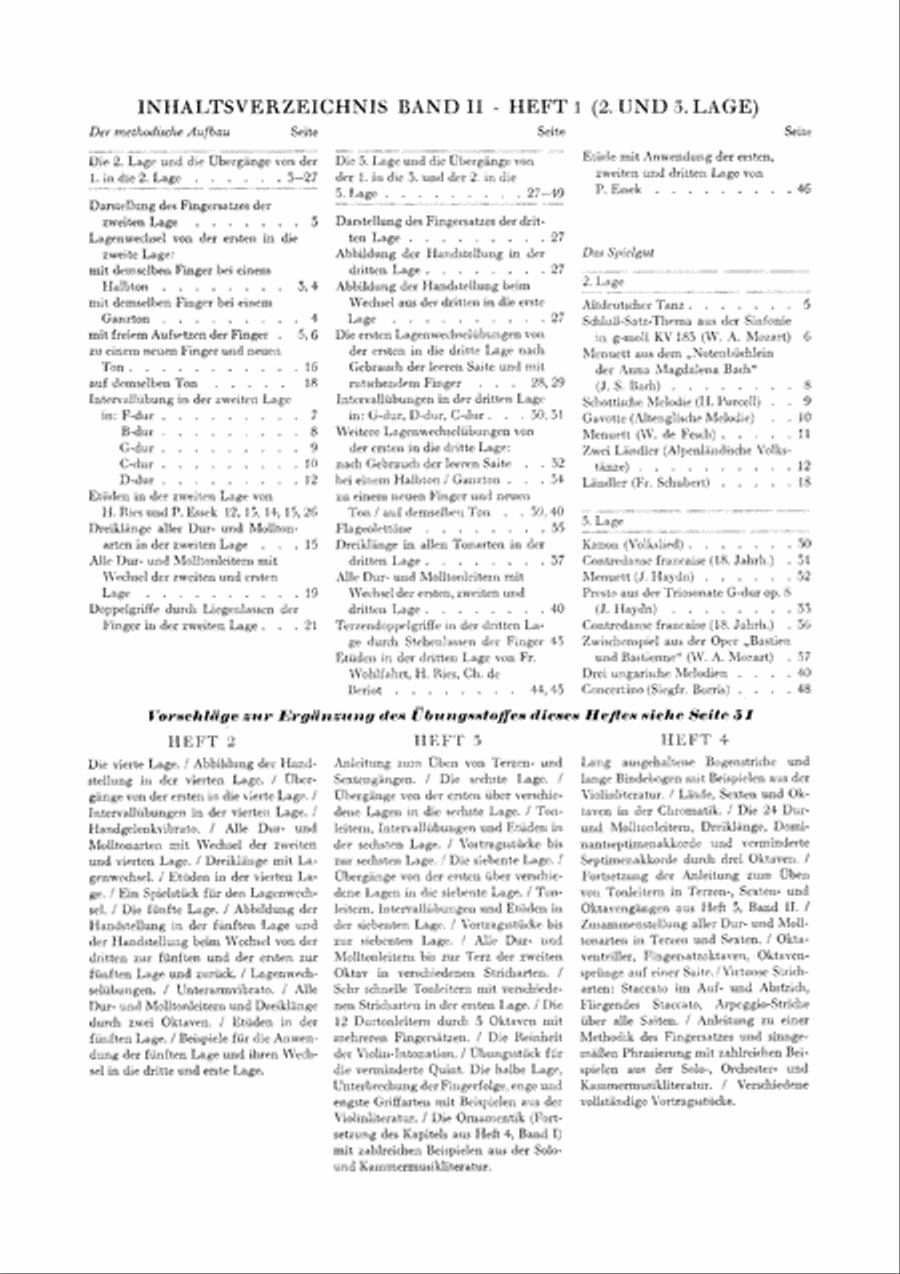 Violinschule Band 2 Heft 1 Violin scores gallery preview page 3