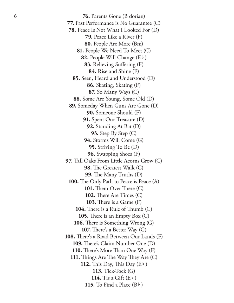 Secular Hymnal - Solo Edition Unison Choir scores gallery preview page 6
