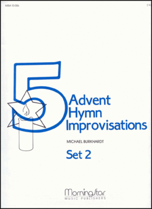 Book cover for Five Advent Hymn Improvisations, Set 2