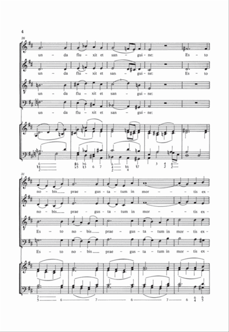Ave verum corpus Ave verum corpus 4-Part scores gallery preview page 6