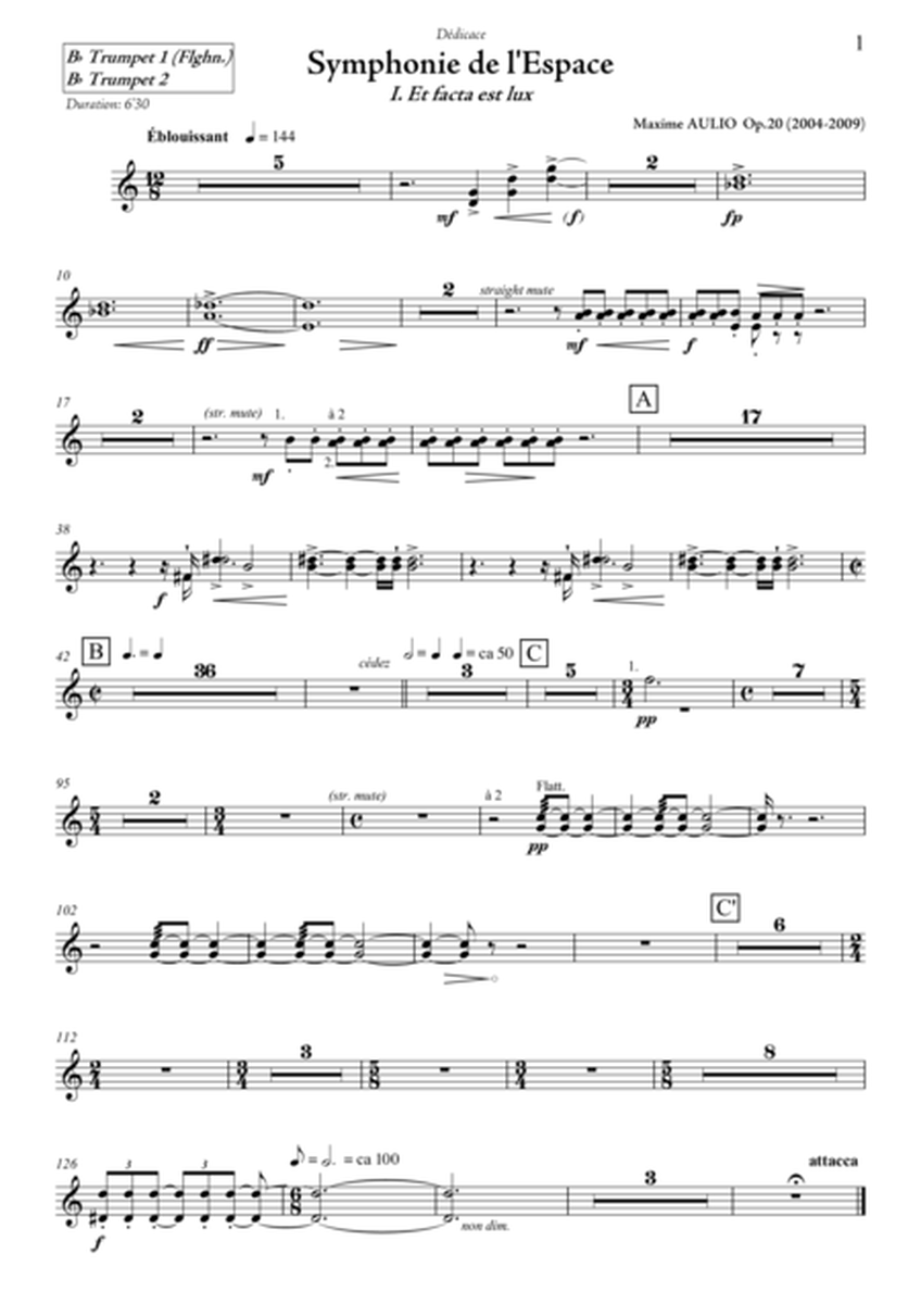 Symphonie de l Espace (Symphony of Space) - PARTS - horns, trumpets, cornets