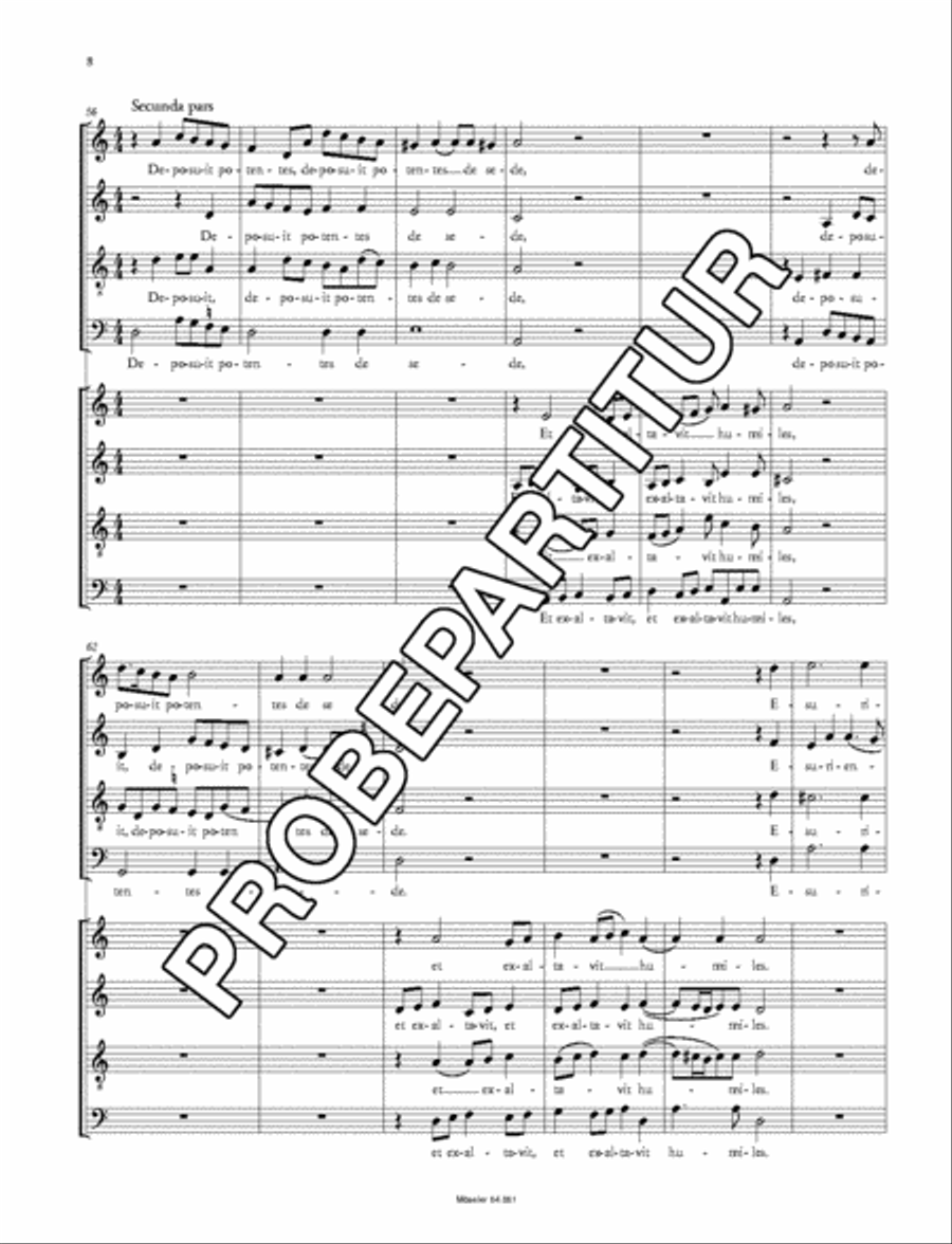 Magnificat 4-Part scores gallery preview page 9