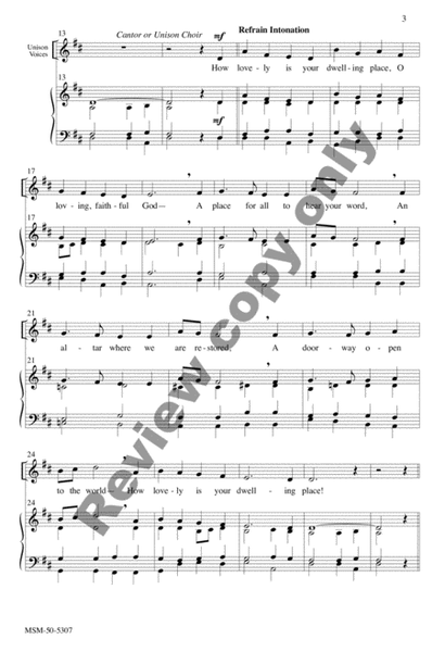 God's Dwelling Place (Choral Score) image number null