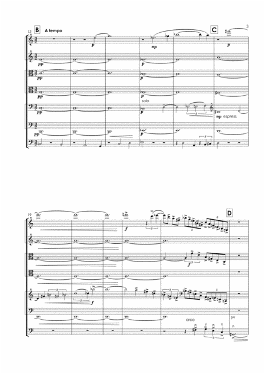 Blake Intermezzo for strings String Quartet scores gallery preview page 3