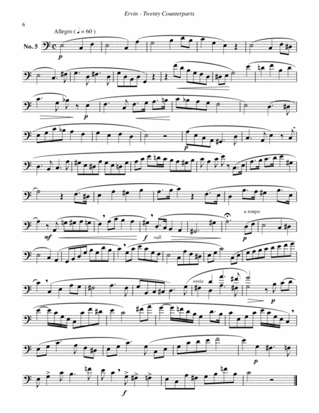 20 Counterparts from Book 1 Rochut Bordogni Duet Accompaniments for Trombones 1-20
