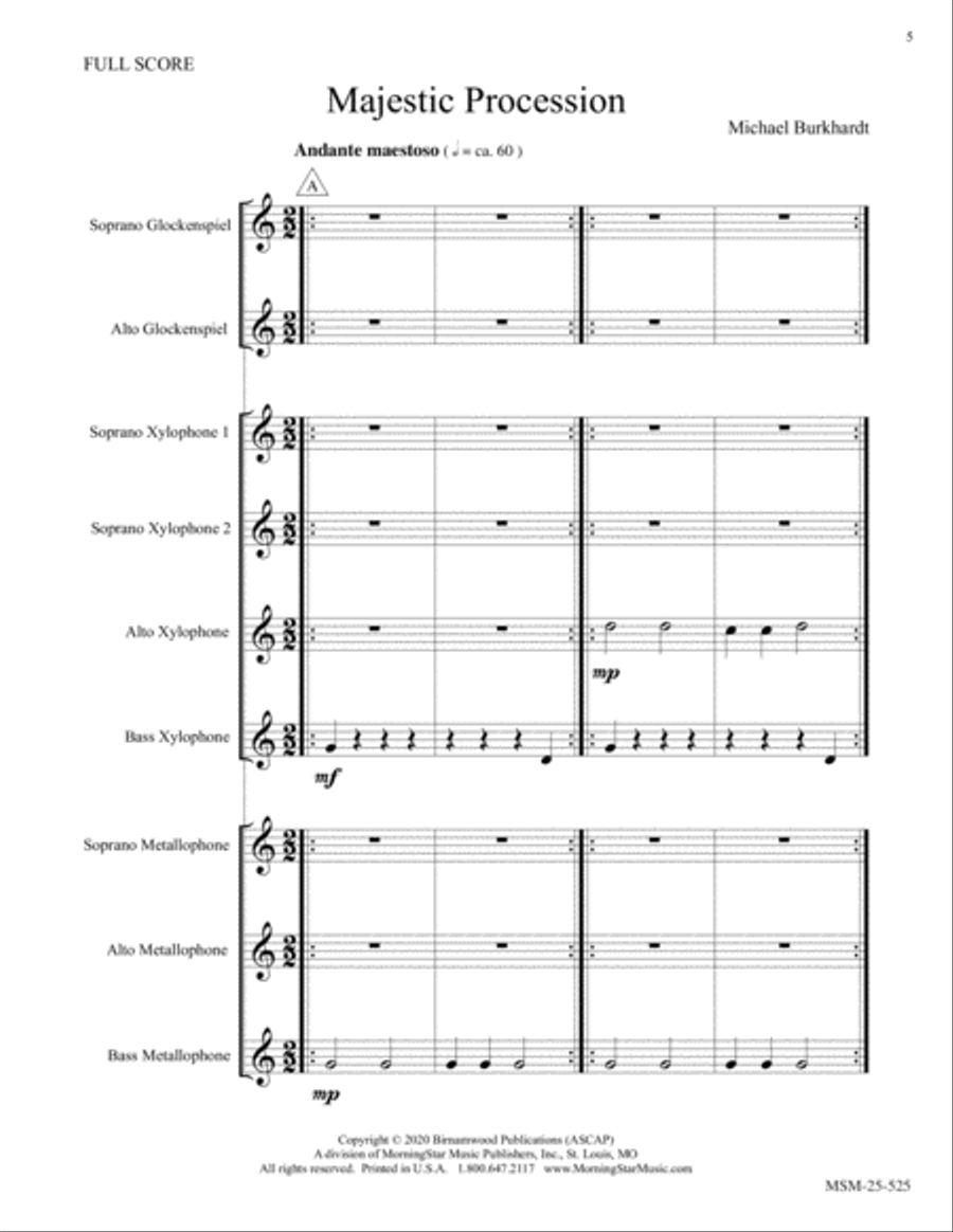 Majestic Procession Sacred scores gallery preview page 5