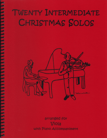 Twenty Intermediate Christmas Solos for Viola & Piano