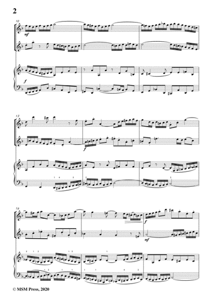 Bach,J.S.-Violin Concerto,in d minor,BWV 1052R,for 2 Violins and Piano image number null