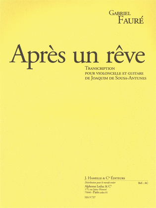 Book cover for Apres Un Reve Transcription Pour Violoncelle Et Guitare