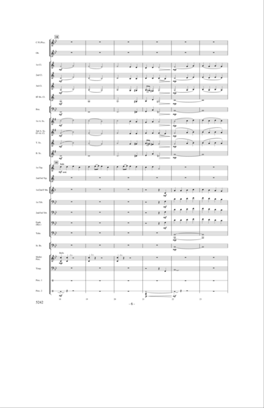 The Sounds of Christmas Joy Concert Band scores gallery preview page 5