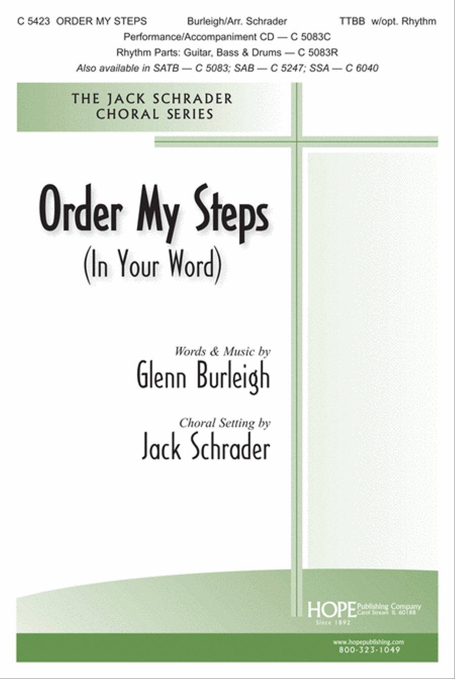 Order My Steps 4-Part scores gallery preview page 1