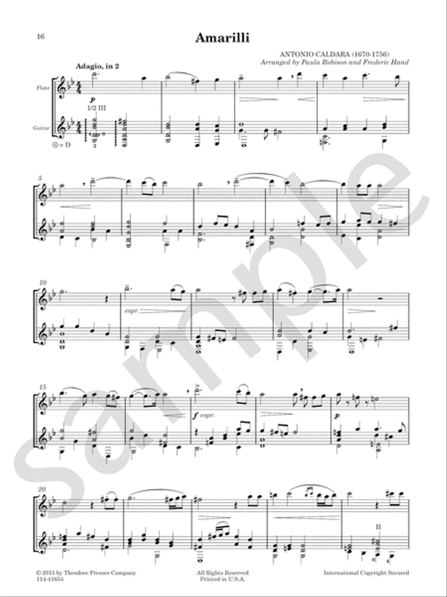 La Serenata Chamber Music scores gallery preview page 9
