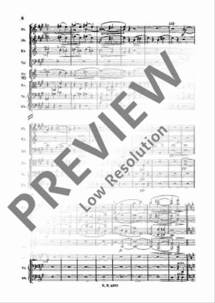 Serenade for Orchestra A major Orchestra scores gallery preview page 17