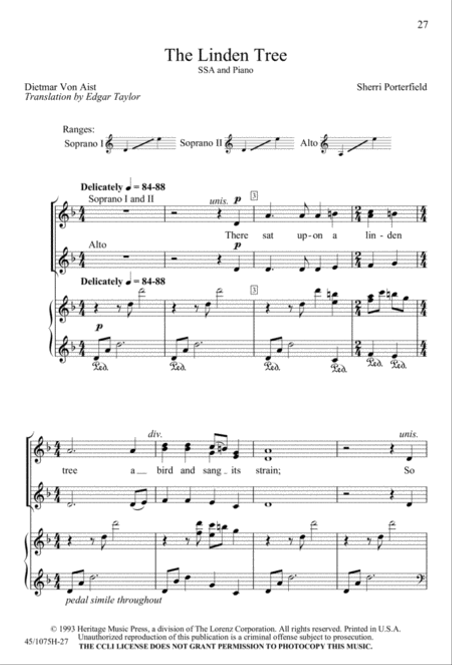 In Concert! for SSA SSA scores gallery preview page 29