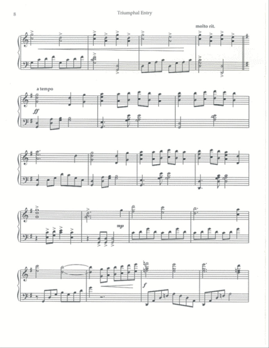 A Triptych for Holy Week Piano Solo scores gallery preview page 6